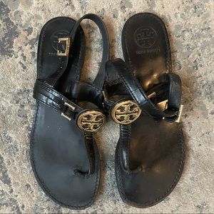 Tory brunch black sandals